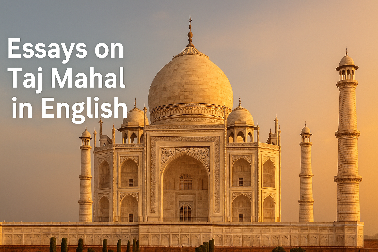 Essay on Taj Mahal