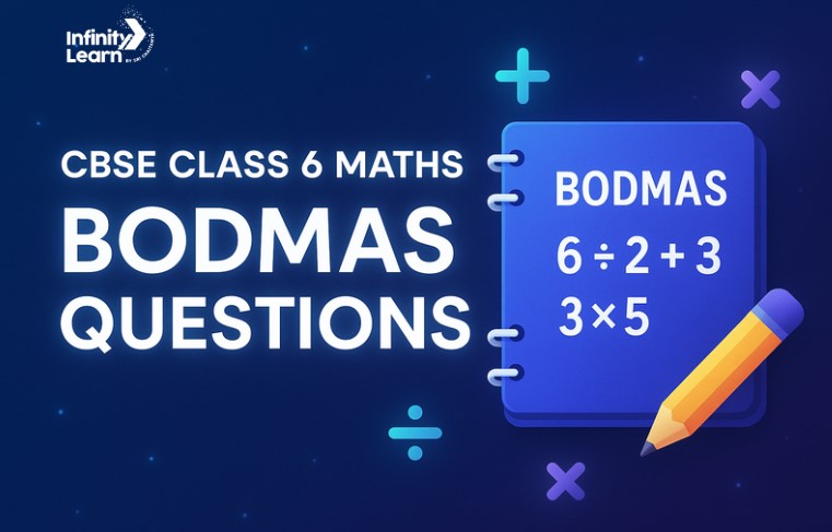 BODMAS Questions Worksheet for CBSE Class 6 with Answers