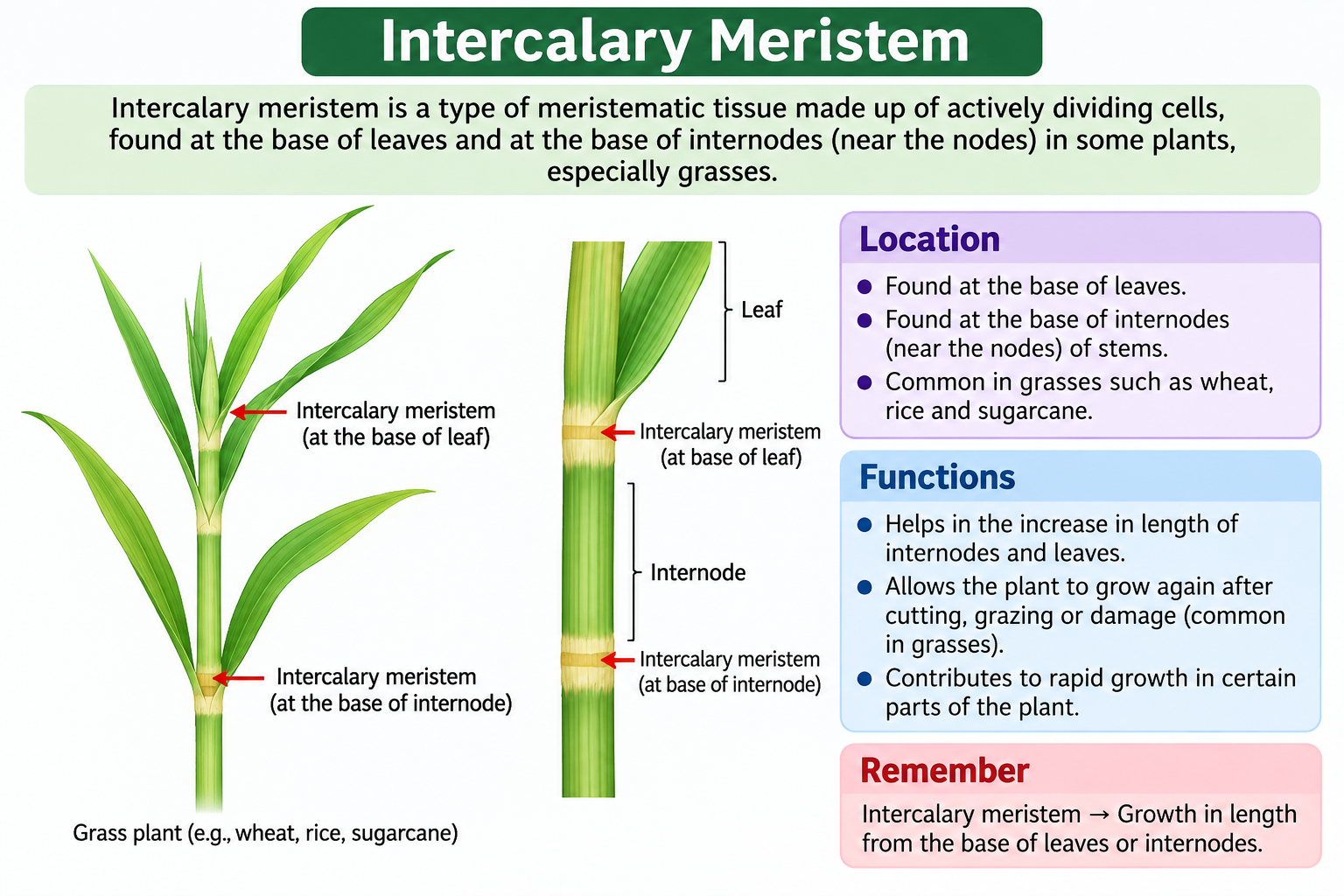 Intercalary Meristem