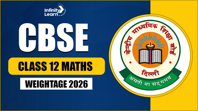 Weightage of Maths Class 12 Chapter Wise 2026