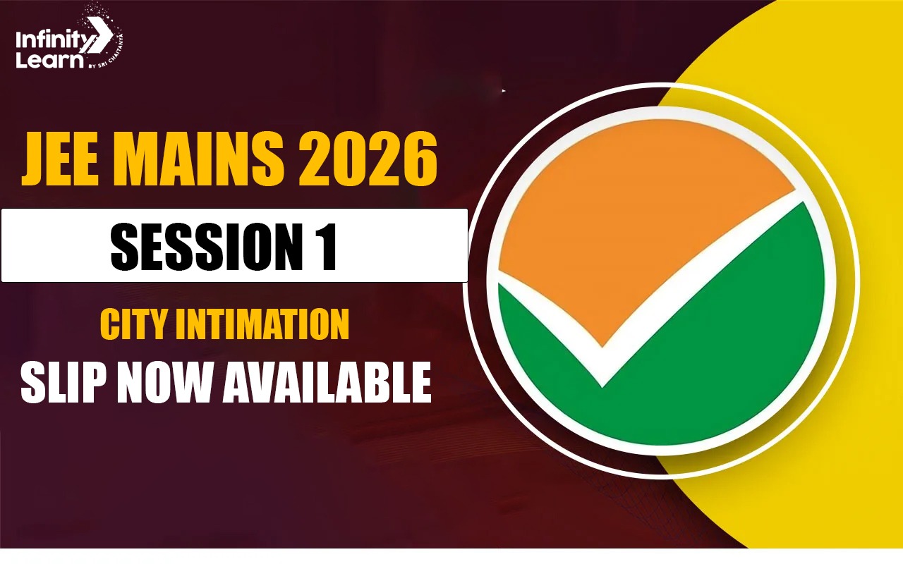 JEE Main 2026 Session 1 City Intimation Slip