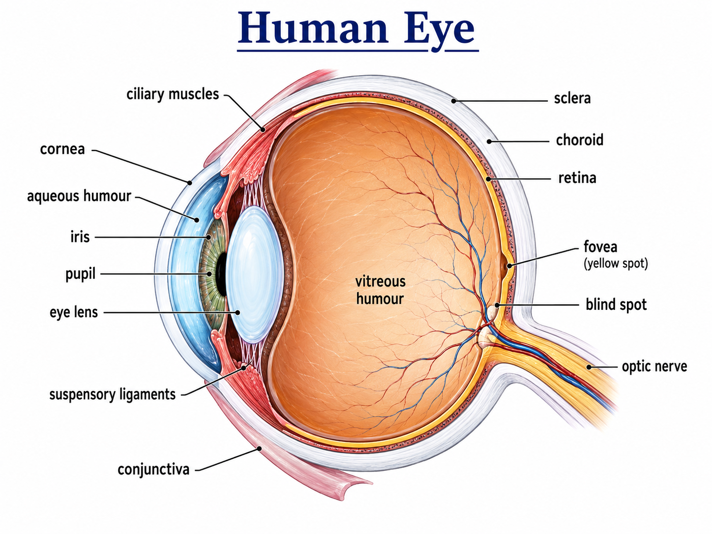 Human Eye Diagram